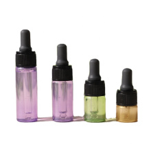 3ml 5ml 10ml 15ml Colored Glass Vial Tube Bottle With Pipette For Face Serum Skin Care Glass Dropper Bottle